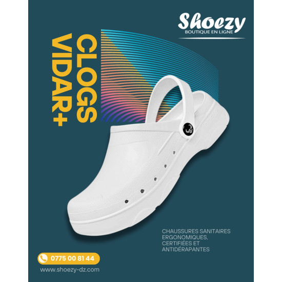 Clogs Suecos Vidar+ Blanc